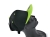 CZAPKA FULLCAP  SNAPBACK GREEN BLACK CZAPKA Z DASZKIEM CZARNO ZIELONA 1.JPG