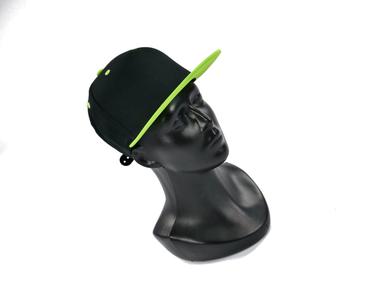 CZAPKA FULLCAP  SNAPBACK GREEN BLACK CZAPKA Z DASZKIEM CZARNO ZIELONA 4.JPG
