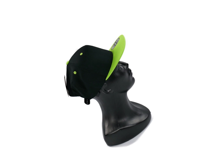 CZAPKA FULLCAP  SNAPBACK GREEN BLACK CZAPKA Z DASZKIEM CZARNO ZIELONA 5.JPG