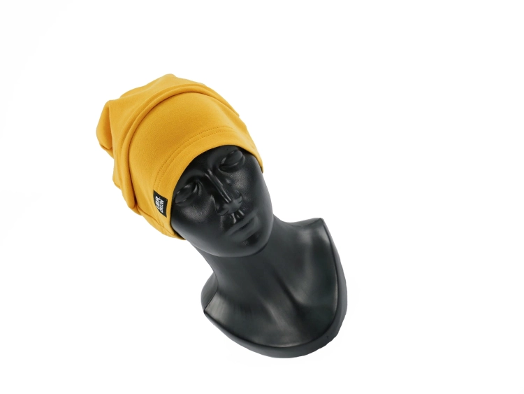 CZAPKA BAWEŁNIANA MIODOWA, CZAPKA BAWEŁNIANA IDEALNIE DOPASOWUJĄCA SIĘ 3.JPG
