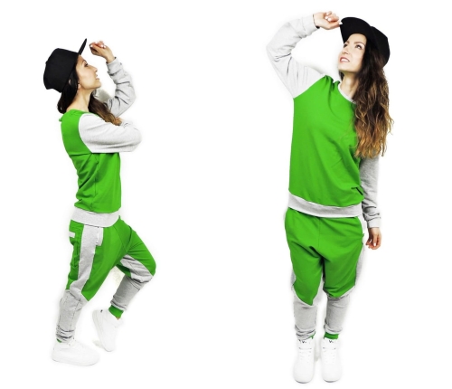komplet-taneczny-na-hip-hop-zielony-dres