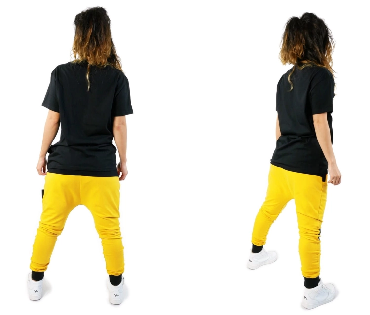 joggery-damskie-zolte-na-taniec