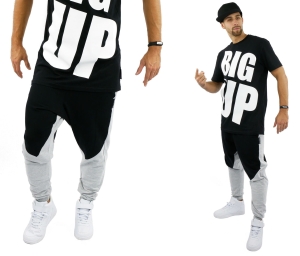 SPODNIE DRESOWE UNISEKS UP AND SZARO CZARNE