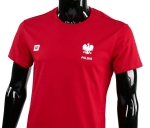T-SHIRT CLASSIC CZERWONY UE DLA KIBICA 