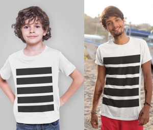  GRAFIKA DO WYKORZYSTANIA NA ODZIEŻY 03 - PASKI Z PRZODU