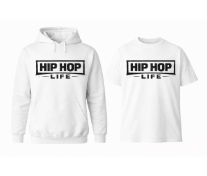 GRAFIKA DO WYKORZYSTANIA NA ODZIEŻY NR 1012 - HIP HOP LIFE