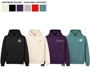  BLUZA UNISEX OVERSIZE Z KAPTUREM PREMIUM 320G DO PERSONALIZACJI 