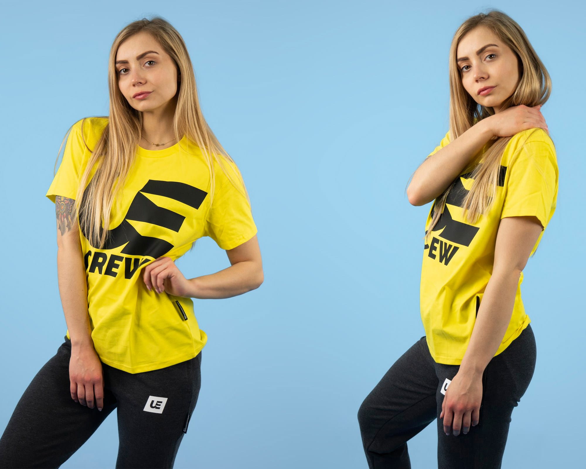 zolta-bluzka-bawelniana-hip-hop-wyprzedaz